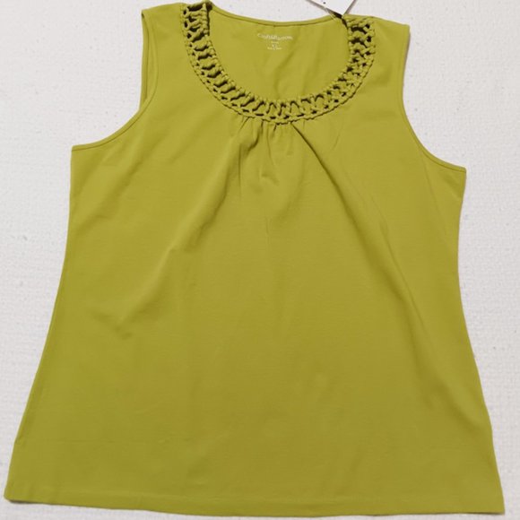 Croft & Barrow Sleeveless Blouse - Picture 1 of 3